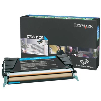 Lexmark C736H1CG Toner, Cyan Single Pack Lexmark C736H1CG Toner, Cyan Single Pack